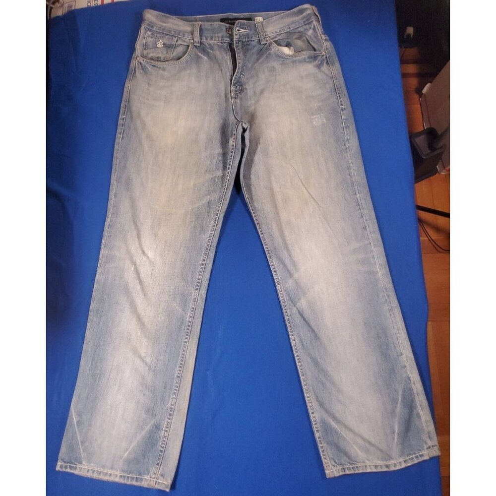 Rocawear Jeans Y2K Denim Jeans Pants Men's Size 38 Baggy Vintage Hip-hop Culture